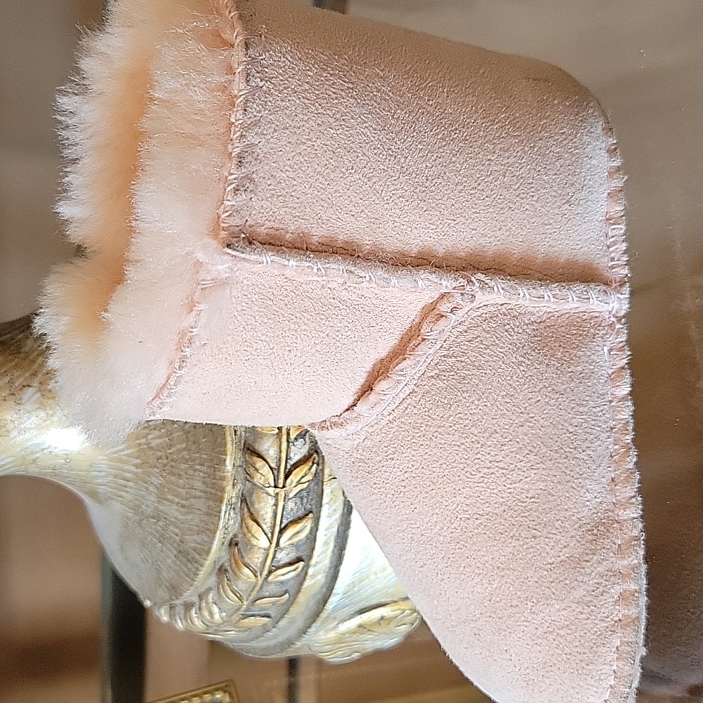 UGG Infant Pink Bootie Slippers Medium 12-18 Months - So Warm - Picture 10 of 10